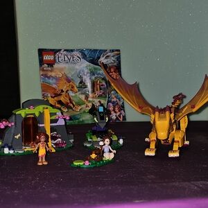 LEGO Elves Fire Dragons Lava Cave 41175